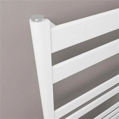 Eastbrook Pelago Handdoekradiator 60x120cm Aluminium 679W Wit Mat - Afbeelding 3