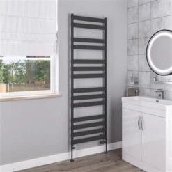 Eastbrook Pelago Handdoekradiator 60x180cm Aluminium 1088W Antraciet
