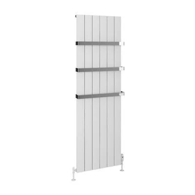 Eastbrook Rosano Radiator 55x180cm Aluminium 1896W Wit Mat - Afbeelding 2