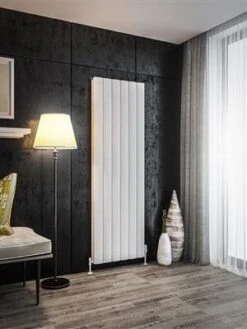 Eastbrook Guardia Radiator 55x180cm Aluminium 2736W Wit Mat