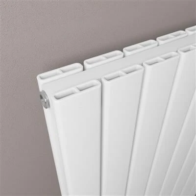 Eastbrook Hadleigh Radiator 30x120cm Aluminium 779W Wit Mat - Afbeelding 3