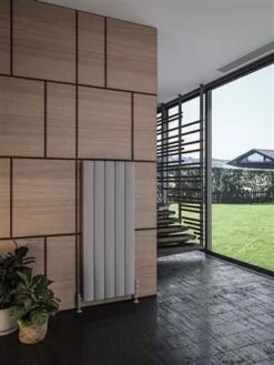 Eastbrook Guardia Radiator 45x120cm Aluminium 1600W Grijs Mat