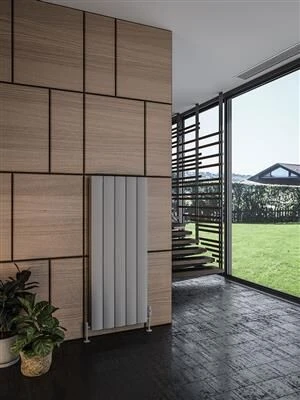 Eastbrook Guardia Radiator 45x120cm Aluminium 1600W Grijs Mat