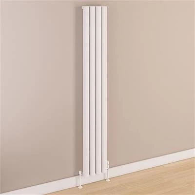 Eastbrook Kelmscott Radiator 30x180cm Aluminium 957W Wit Mat