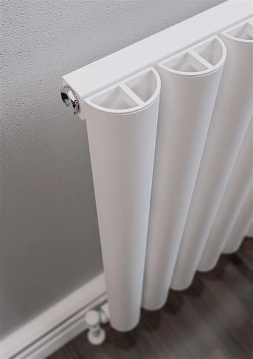 Eastbrook Kelmscott Radiator 30x180cm Aluminium 957W Wit Mat - Afbeelding 2