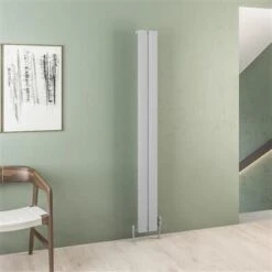 Eastbrook Malmesbury Radiator 20x180cm Aluminium 544W Grijs Mat