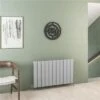 Eastbrook Malmesbury Radiator 105x60cm Aluminium 1039W Grijs Mat
