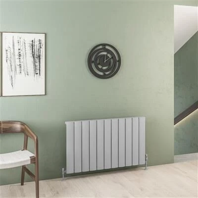 Eastbrook Malmesbury Radiator 105x60cm Aluminium 1039W Grijs Mat