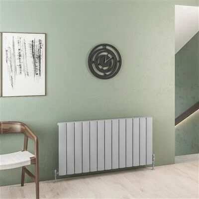 Eastbrook Malmesbury Radiator 125x60cm Aluminium 1217W Grijs Mat