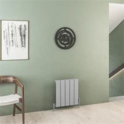 Eastbrook Malmesbury Radiator 45x50cm Aluminium 421W Grijs Mat