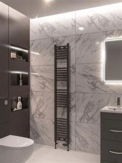 Eastbrook Wingrave Handdoekradiator 30x180cm Antraciet 619W