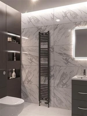 Eastbrook Wingrave Handdoekradiator 30x180cm Antraciet 619W