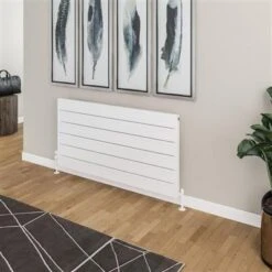 Eastbrook Berkeley Radiator 120x60cm Aluminium 820W Wit Mat