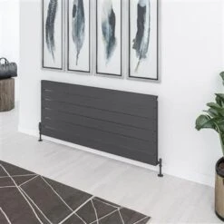 Eastbrook Berkeley Radiator 140x60cm Aluminium 949W Antraciet