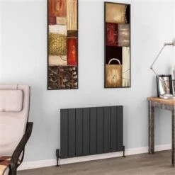 Eastbrook Charlton Radiator 85x60cm Aluminium 890W Antraciet