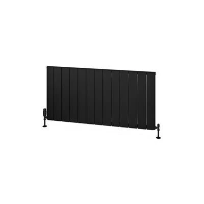 Eastbrook Withington Radiator 125x60cm Aluminium 1270W Zwart Mat - Afbeelding 2