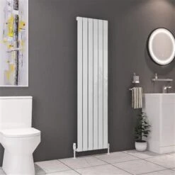 Eastbrook Deddington Radiator 45x180cm 1231W Wit Glans
