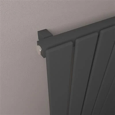 Eastbrook Deddington Radiator 45x180cm 1231W Antraciet - Afbeelding 3