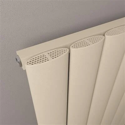 Eastbrook Malmesbury Radiator 30x120cm Aluminium 554W Cappuccino - Afbeelding 3