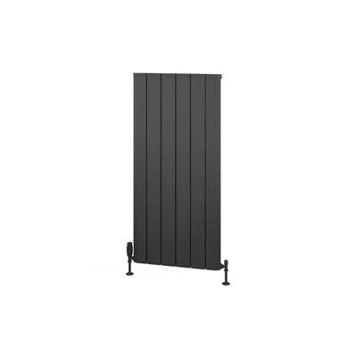 Eastbrook Withington Radiator 55x120cm Aluminium 1101W Antraciet - Afbeelding 2