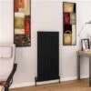 Eastbrook Charlton Radiator 55x120cm Aluminium 1150W Zwart Mat