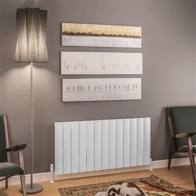 Eastbrook Tordino Radiator 125x60cm Aluminium 1329W Wit Mat