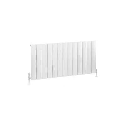 Eastbrook Tordino Radiator 125x60cm Aluminium 1329W Wit Mat - Afbeelding 2