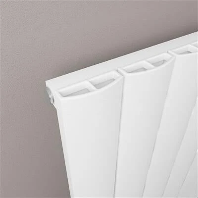 Eastbrook Tordino Radiator 125x60cm Aluminium 1329W Wit Mat - Afbeelding 3