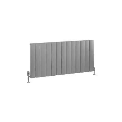 Eastbrook Tordino Radiator 125x60cm Aluminium 1329W Grijs Mat - Afbeelding 2