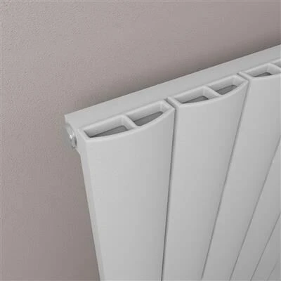 Eastbrook Tordino Radiator 125x60cm Aluminium 1329W Grijs Mat - Afbeelding 3