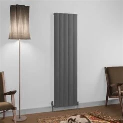 Eastbrook Tordino Radiator 45x180cm Aluminium 1432W Antraciet