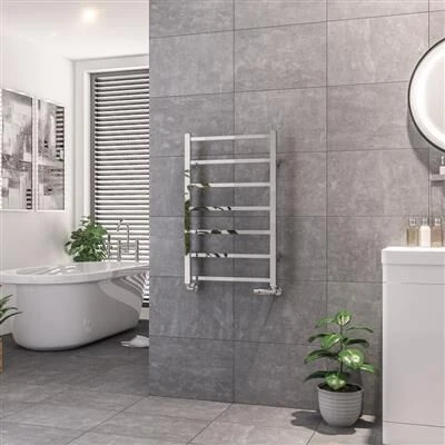 Eastbrook Tuscan Square Handdoekradiator 50x80cm 201W Chroom