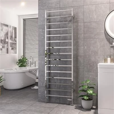 Eastbrook Tuscan Square Handdoekradiator 60x180cm 526W Chroom