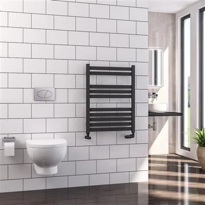 Eastbrook Defford Handdoekradiator 60x80cm 467W Antraciet