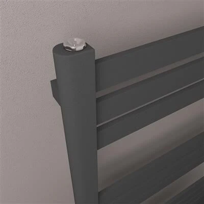Eastbrook Defford Handdoekradiator 60x80cm 467W Antraciet - Afbeelding 3