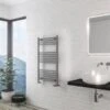 Eastbrook Wingrave Handdoekradiator 60x100cm Grijs Mat 582W