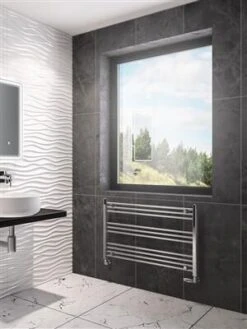 Eastbrook Wingrave Handdoekradiator 100x60cm Chroom 355W