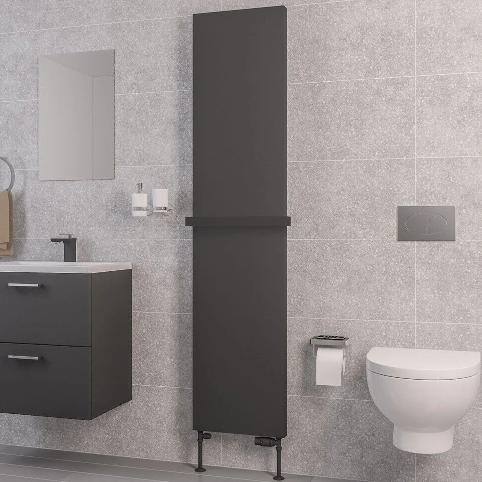 Eastbrook Wingrave Paneelradiator 30x180cm Antraciet 694W