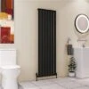 Eastbrook Deddington Radiator 55x180cm 1440W Zwart Mat