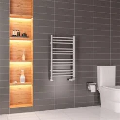 Eastbrook Corinium Handdoekradiator 50x80cm 392W Grijs Mat
