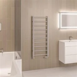 Eastbrook Tuscan Round Handdoekradiator 50x120cm 459W Grijs Mat