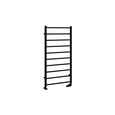 Eastbrook Tuscan Round Handdoekradiator 60x120cm 529W Zwart Mat - Afbeelding 2