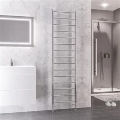 Eastbrook Tuscan Round Handdoekradiator 50x180cm 454W Chroom