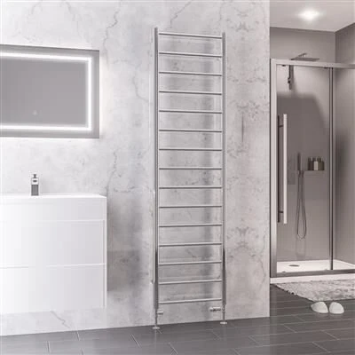 Eastbrook Tuscan Round Handdoekradiator 50x180cm 454W Chroom