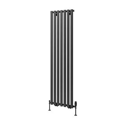 Eastbrook Tunstall Radiator 50x180cm 1099W Antraciet - Afbeelding 2