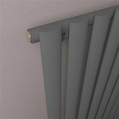 Eastbrook Tunstall Radiator 50x180cm 1099W Antraciet - Afbeelding 3