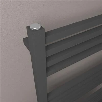 Eastbrook Tuscan Square Multirail Handdoekradiator 50x120cm 980W Antraciet - Afbeelding 3