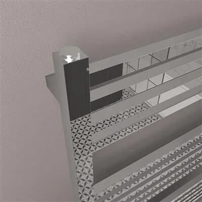 Eastbrook Tuscan Square Multirail Handdoekradiator 50x80cm 274W Chroom - Afbeelding 3