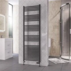 Eastbrook Rion Handdoekradiator 60x180cm 1122W Antraciet
