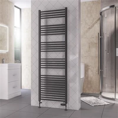 Eastbrook Rion Handdoekradiator 60x180cm 1122W Antraciet